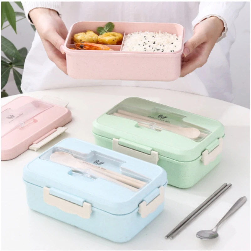 Microwave Lunch Box Wheat Stra - Baby Puree Pouch ulasan dan harga