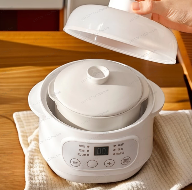 Baby Electric Porridge Pot Cer - Baby Food Maker Baby Safe ulasan dan harga