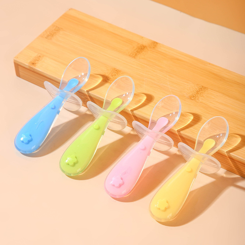 Baby Kitchen Food - Baby Silicone Spoon, Baby Rice Paste