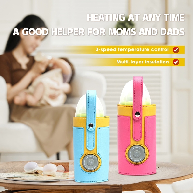 Baby Food Bottle - Portable Warm Milk pack USB baby