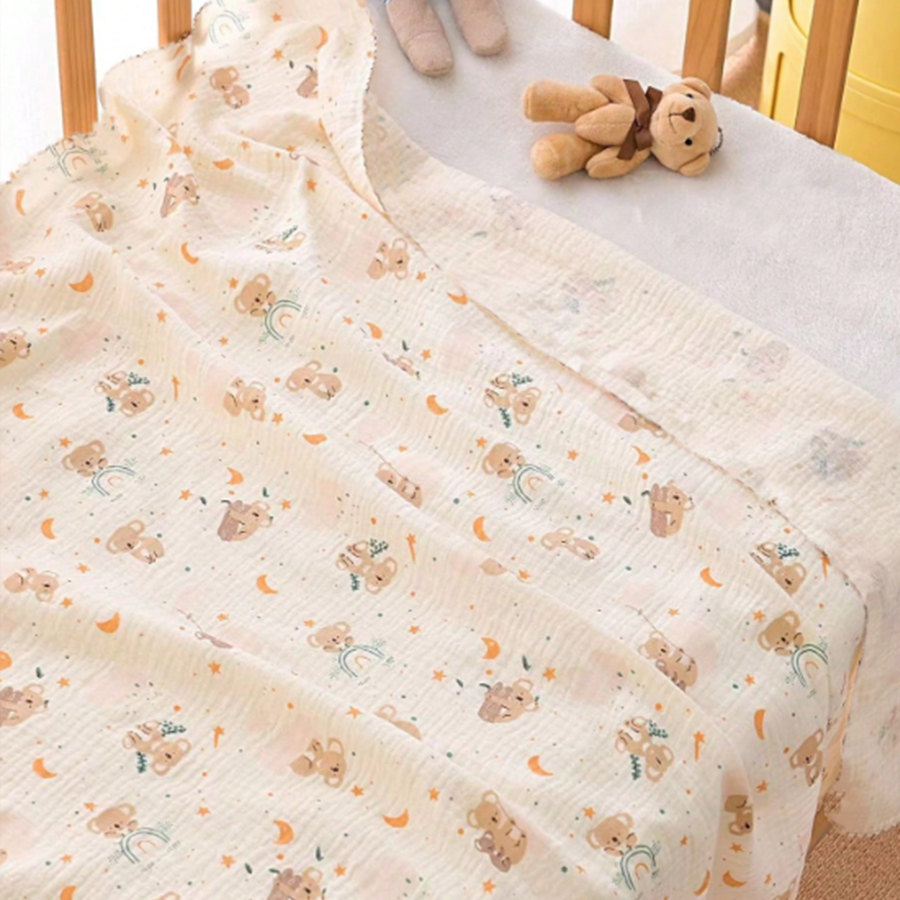 1 Piece of Baby Muslin Swaddle - Baby Puree Pouch ulasan dan harga