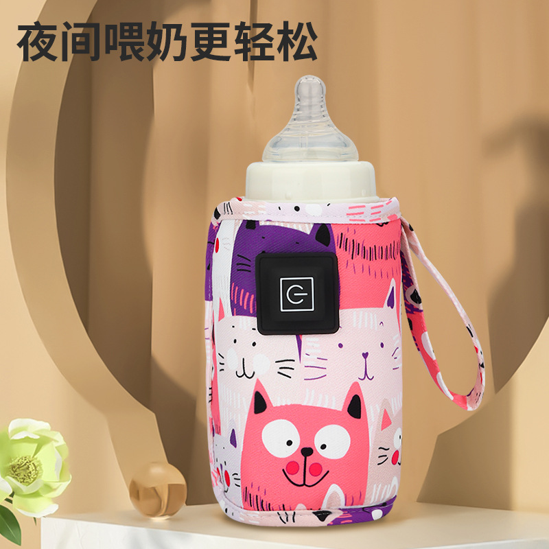 Cartoon Milk Warmer Cover Thre - Baby Food Zip Lock Bag ulasan dan harga