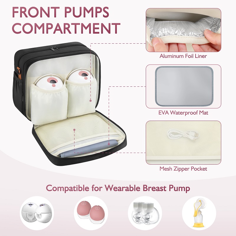 Detachable Breast Pump Bag wit - Baby Food Stuff ulasan dan harga