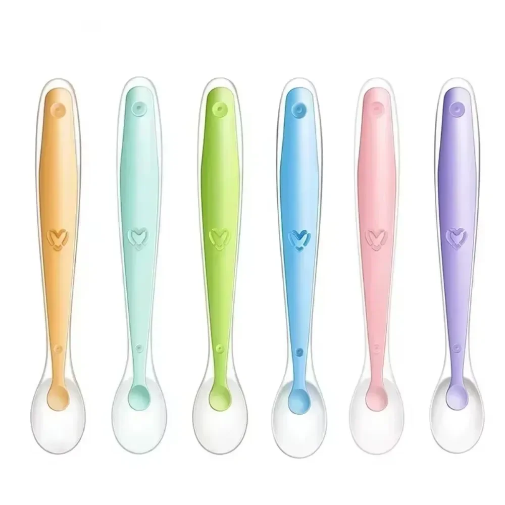 2/1pcs Silicone Spoon for Baby - Baby Kitchen Food ulasan dan harga