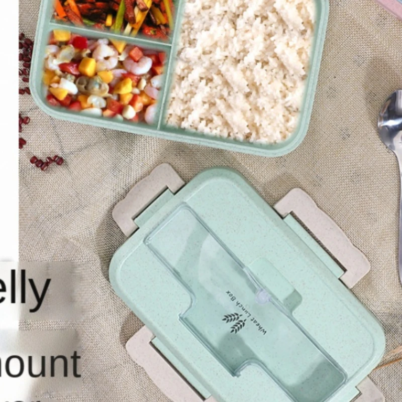 Microwave Lunch Box Wheat Stra - Baby Food Zip Lock Bag ulasan dan harga