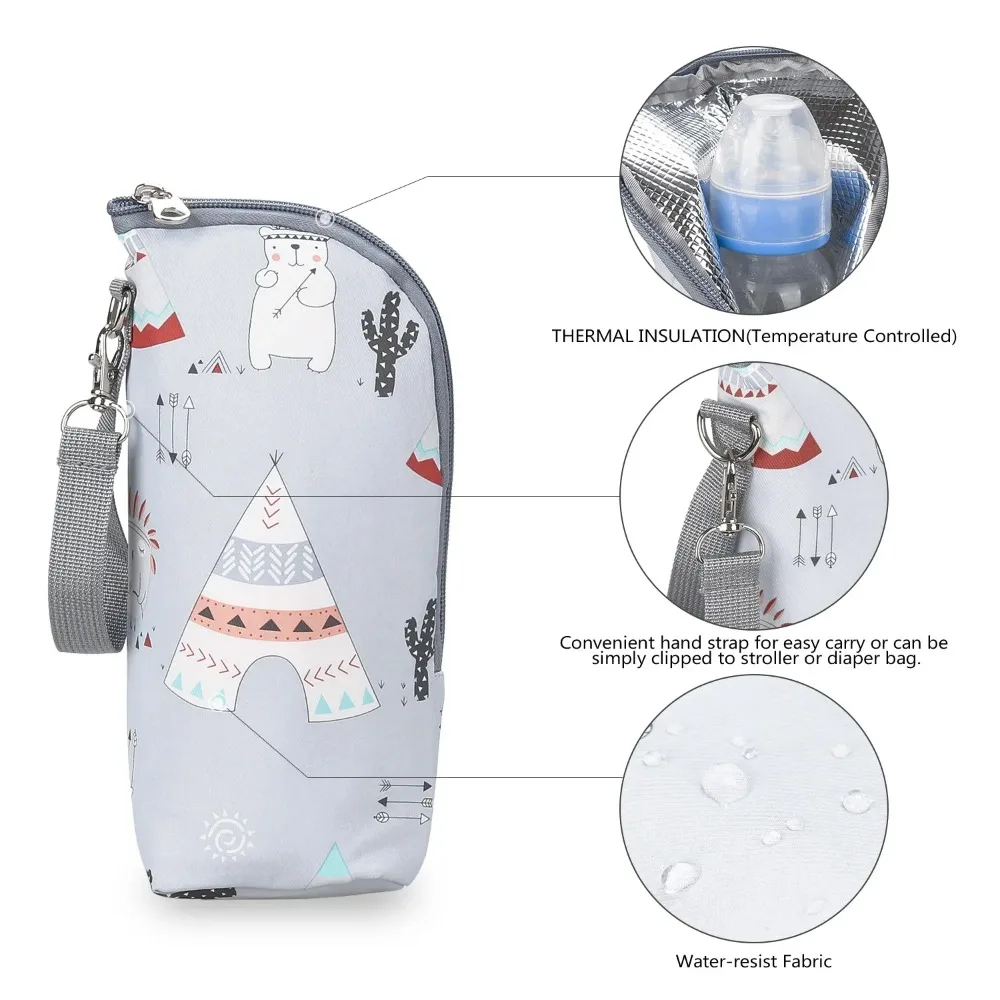 Baby Bottle Warmer Bag Portabl - Baby Food Zip Lock Bag ulasan dan harga