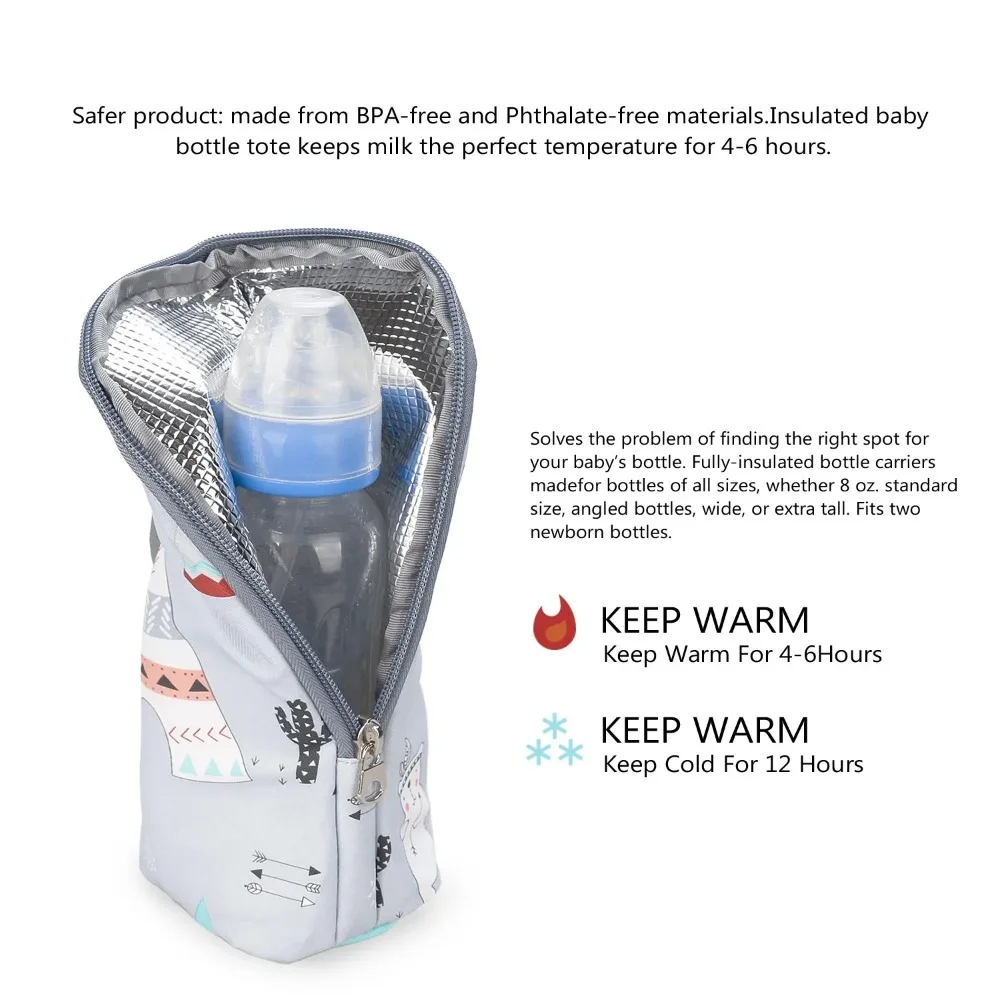 Baby Bottle Warmer Bag Portabl - Baby Food Zip Lock Bag ulasan dan harga