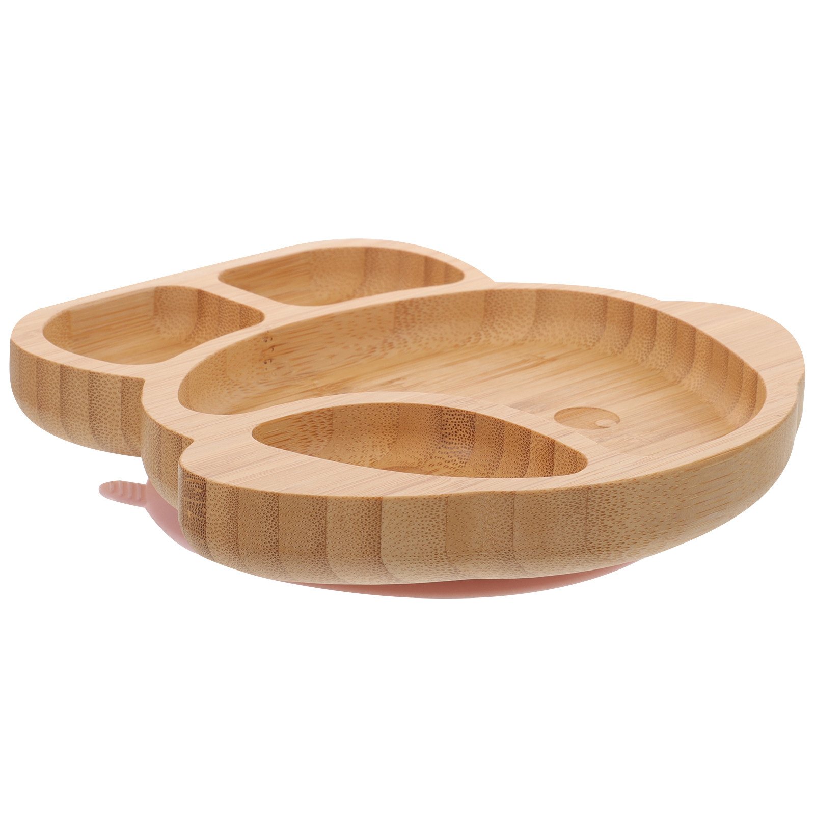 Bamboo and Silicone Divided Di - Baby Food Dinner ulasan dan harga