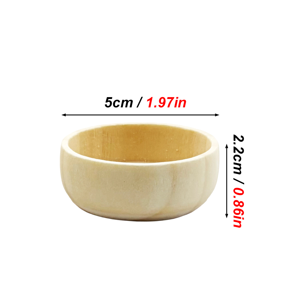 2Pcs/Set Wood Hamster Bowls Wo - Baby Food Gerber ulasan dan harga