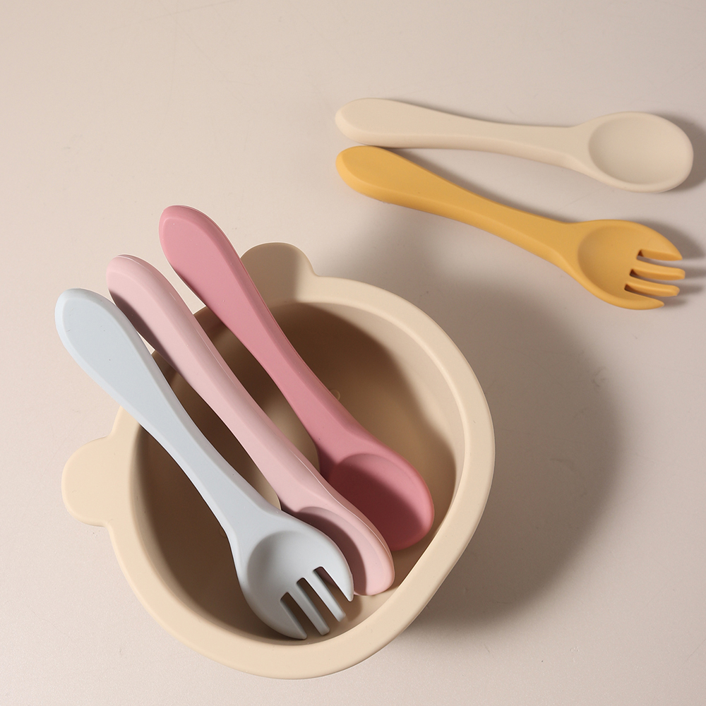 Custom Name 1 Pair Silicone Sp - Baby Kitchen Food ulasan dan harga
