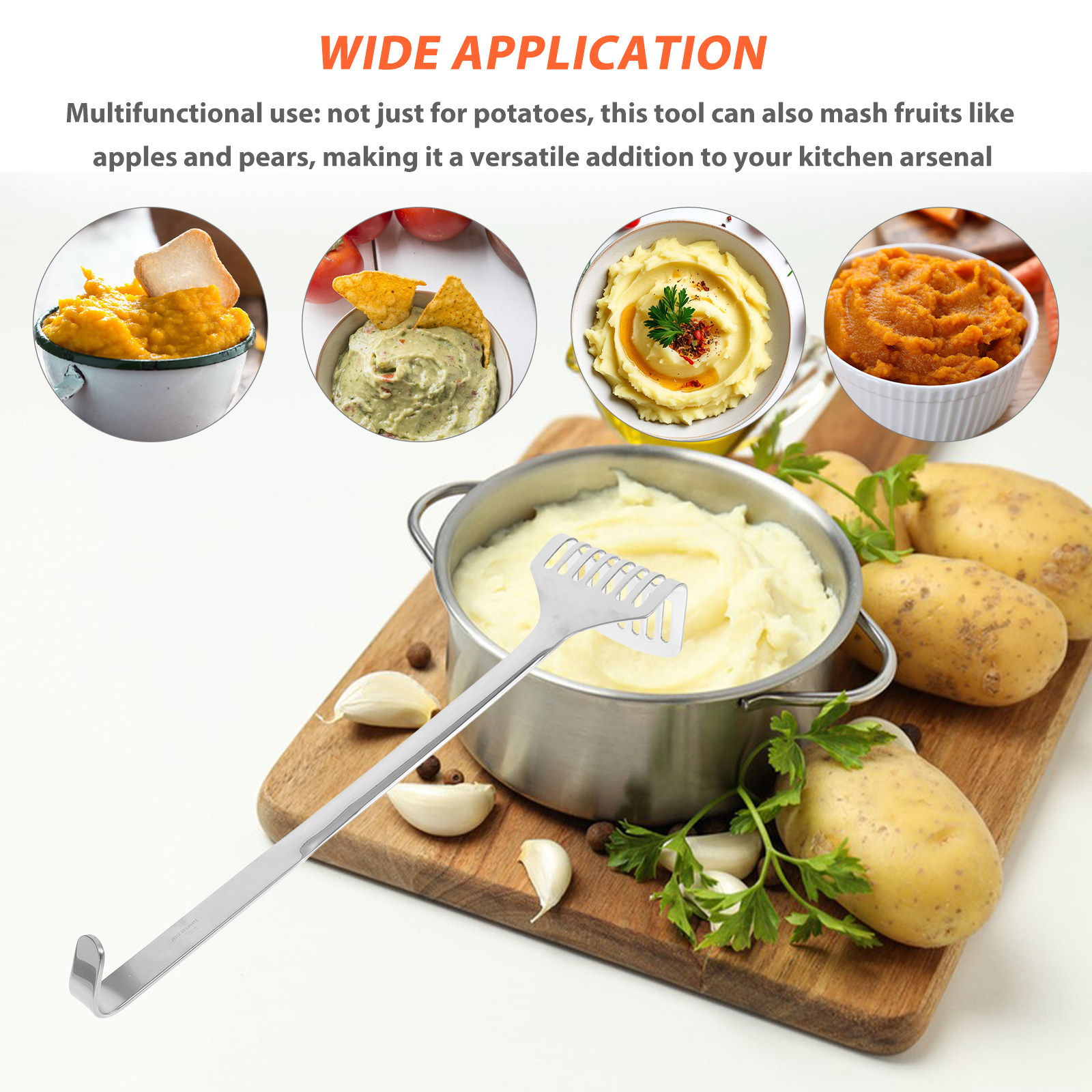 Potato Ricer Stainless Steel H - Baby Food With Avocado ulasan dan harga