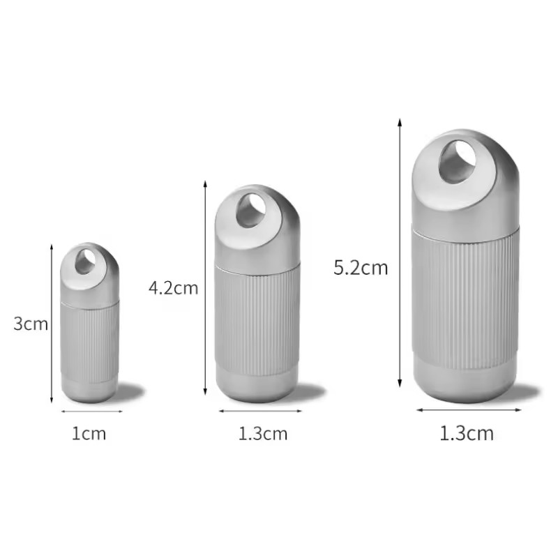 Titanium Alloy MINI Pill Box W - First Food Jar ulasan dan harga