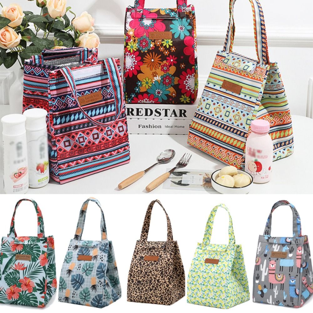 Oxford Cloth Insulated Lunch B - Baby Food Zip Lock Bag ulasan dan harga
