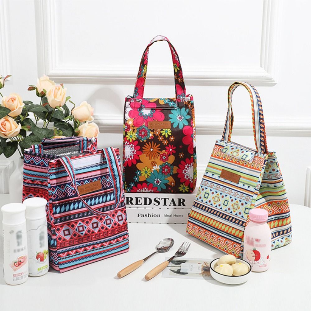 Oxford Cloth Insulated Lunch B - Baby Food Zip Lock Bag ulasan dan harga