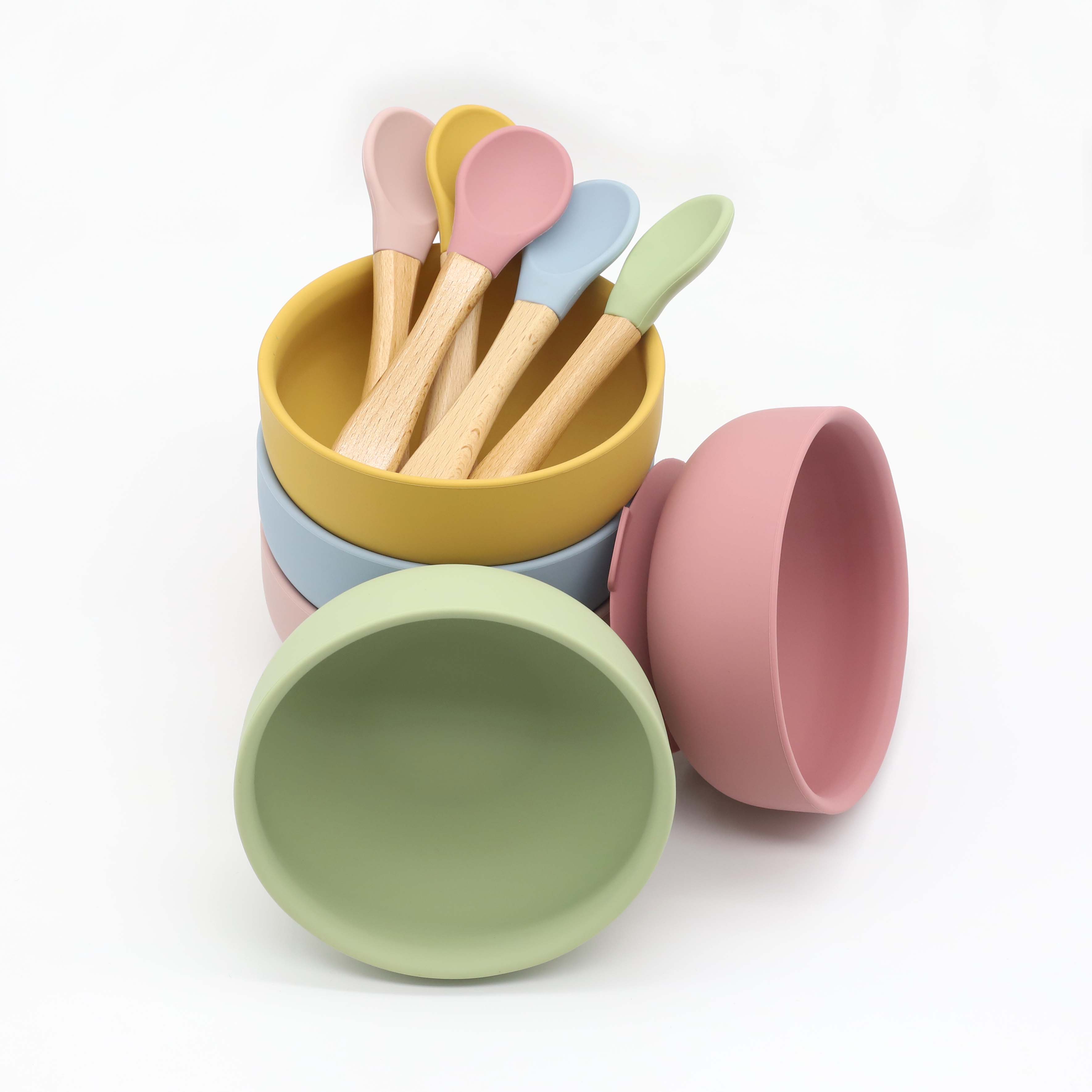 Silicone bowl with suction cup - Baby Food Dinner ulasan dan harga