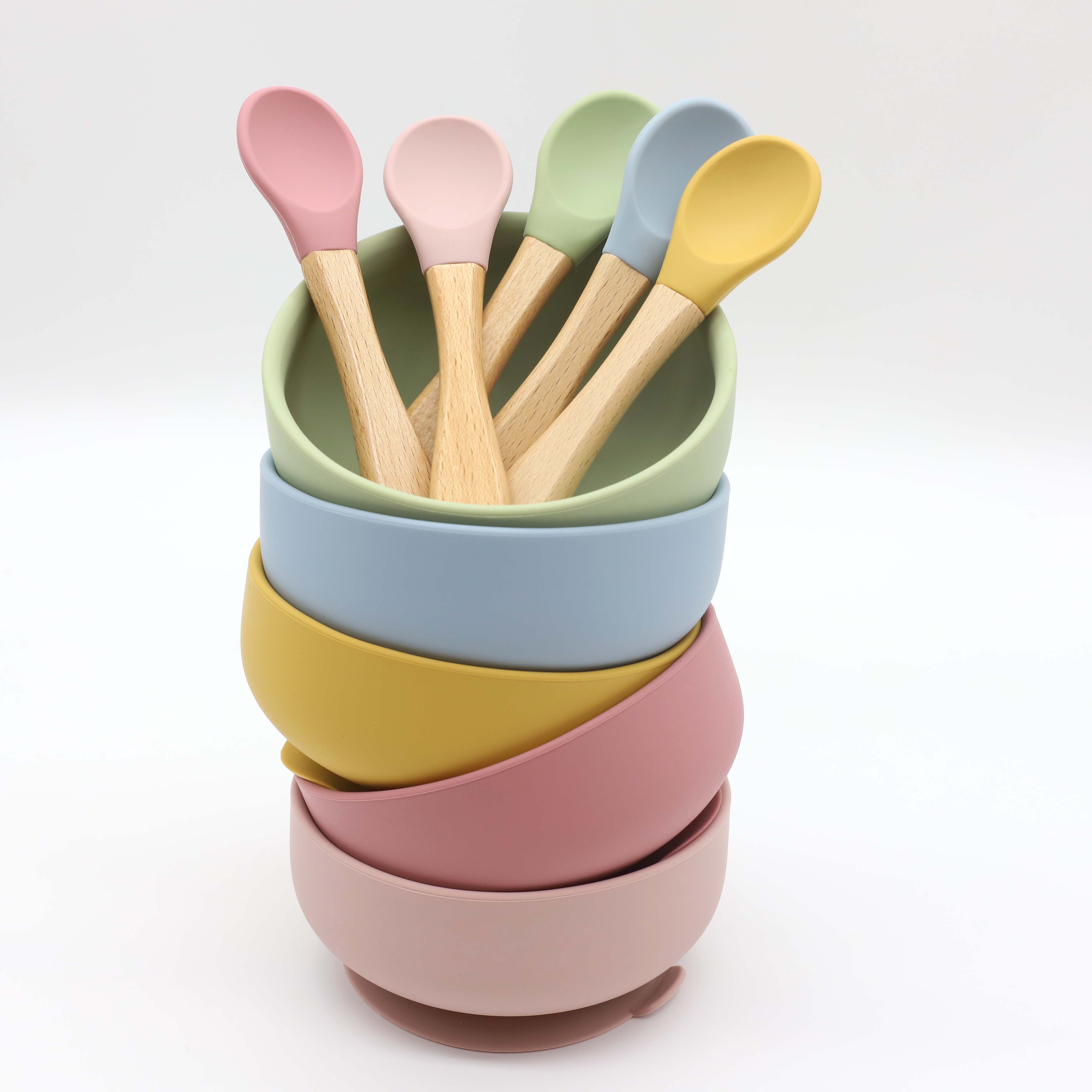 Silicone bowl with suction cup - Baby Food Dinner ulasan dan harga
