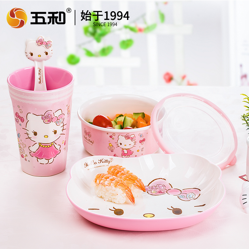 For Hello Kitty Tableware Baby - Baby Food Dinner ulasan dan harga
