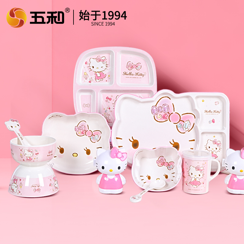 For Hello Kitty Tableware Baby - Baby Food Dinner ulasan dan harga