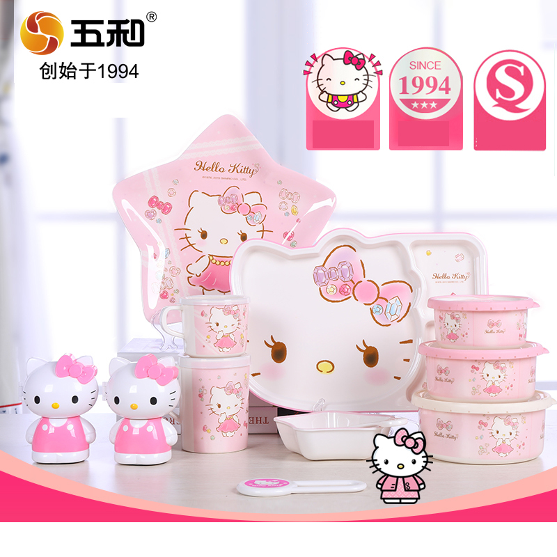 For Hello Kitty Tableware Baby - Baby Food Dinner ulasan dan harga