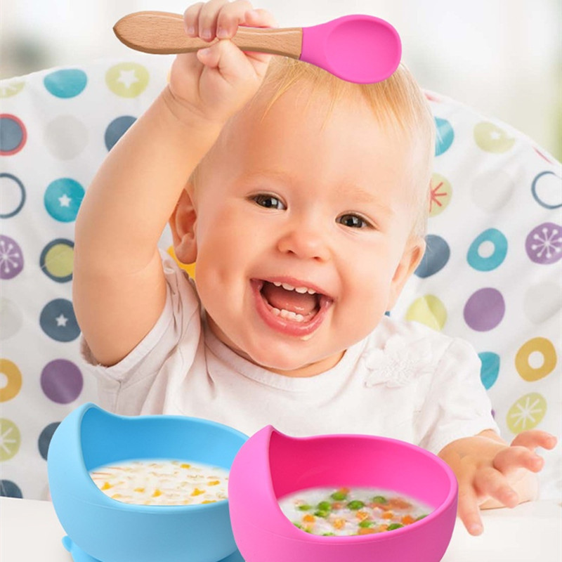 2Pcs/Set Baby Silicone Spoon F - Baby Kitchen Food ulasan dan harga