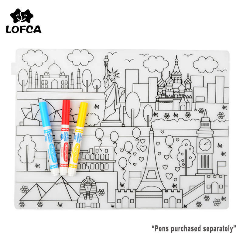 Silicone Baby Placemat 1pc Bab - Baby Food Dinner ulasan dan harga
