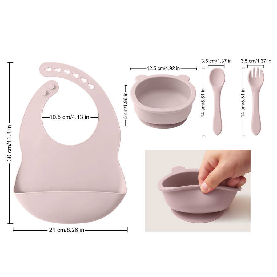 Wholesale Silicone Children Ta - Baby Food Dinner ulasan dan harga