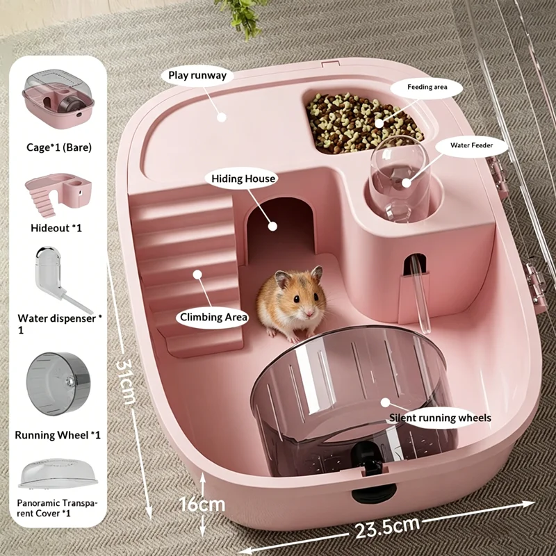 Full View Acrylic Hamster Vill - Baby Food Gerber ulasan dan harga