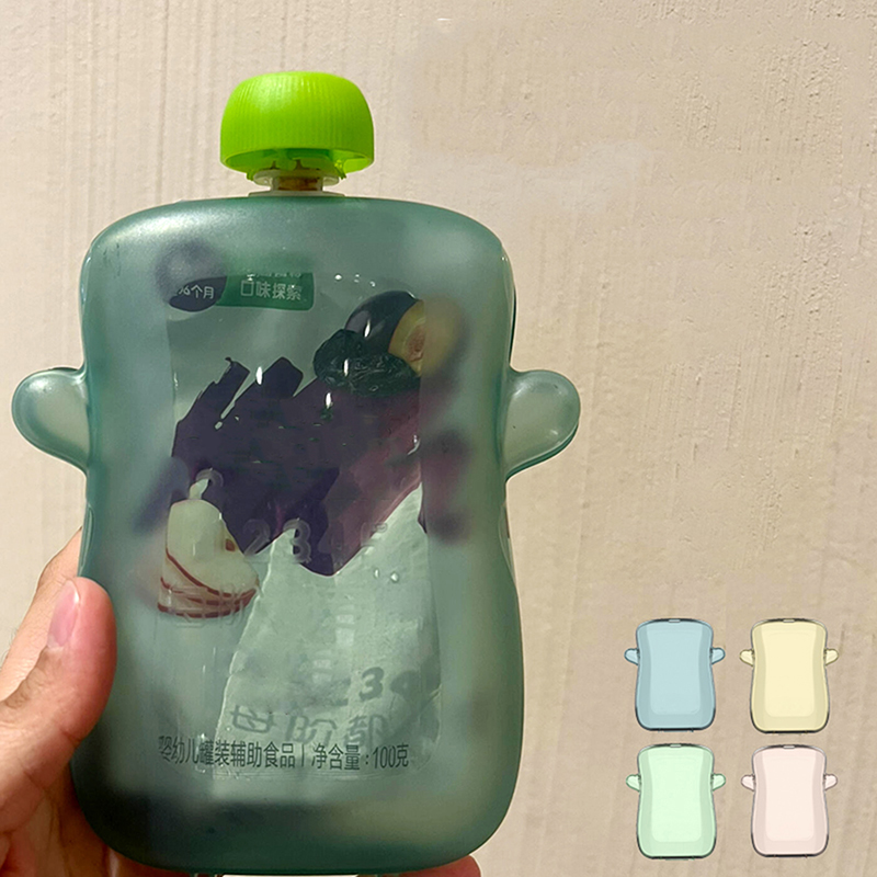 Self-Feeding Baby Food Pouch H - Baby Puree Pouch ulasan dan harga