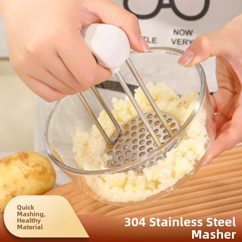 Stainless Steel Potato Masher  - Baby Food With Avocado ulasan dan harga
